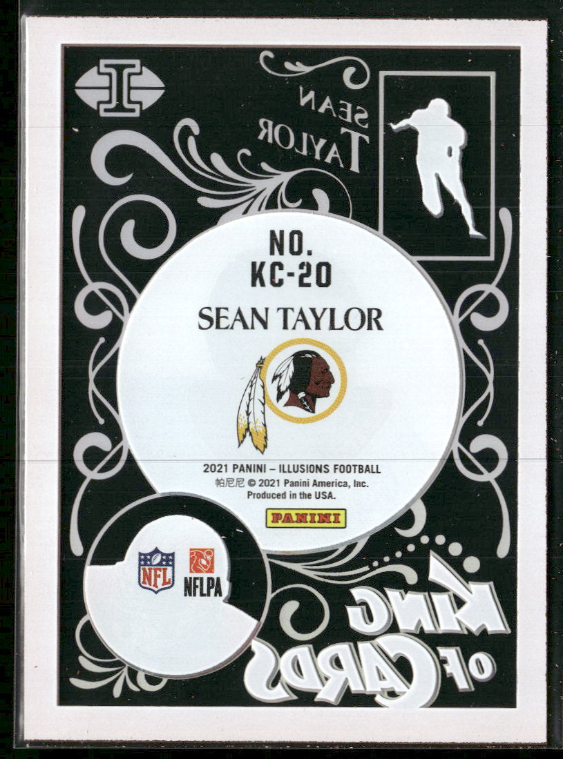 2021 Panini Illusions King of Cards Orange Sean Taylor #KC-20