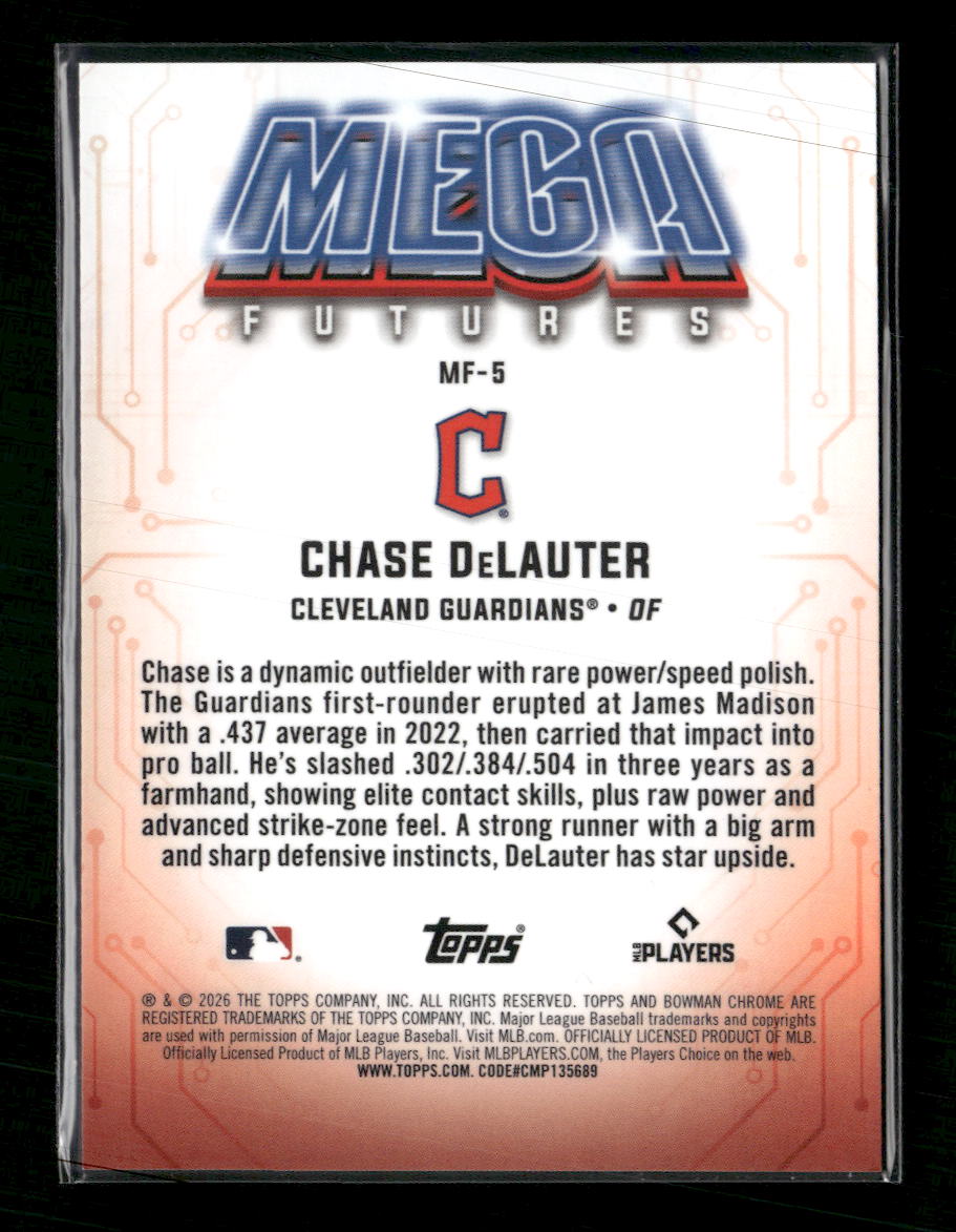2026 Bowman Mega Futures Chase DeLauter #MF-5