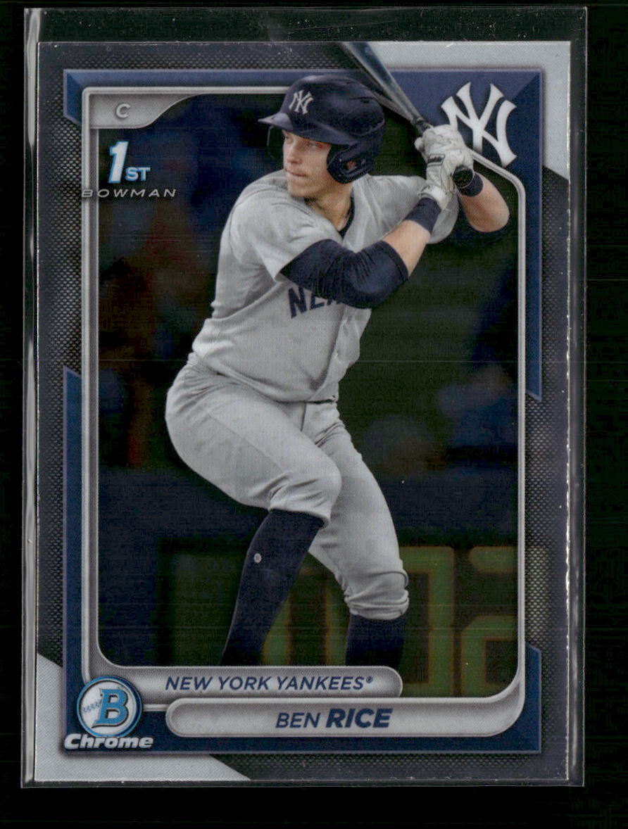 2024 Bowman Chrome Prospects Ben Rice #BCP-186
