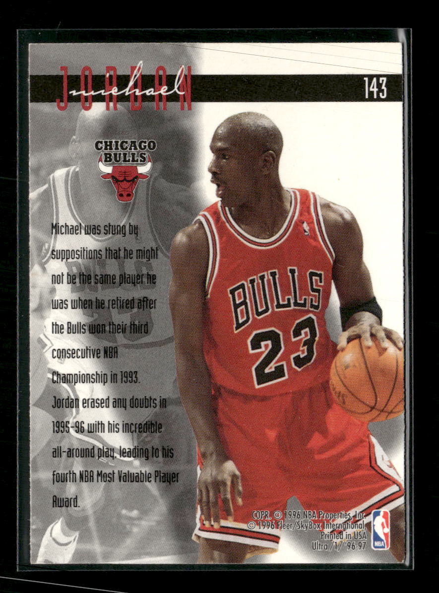 1996-97 Ultra Michael Jordan #143