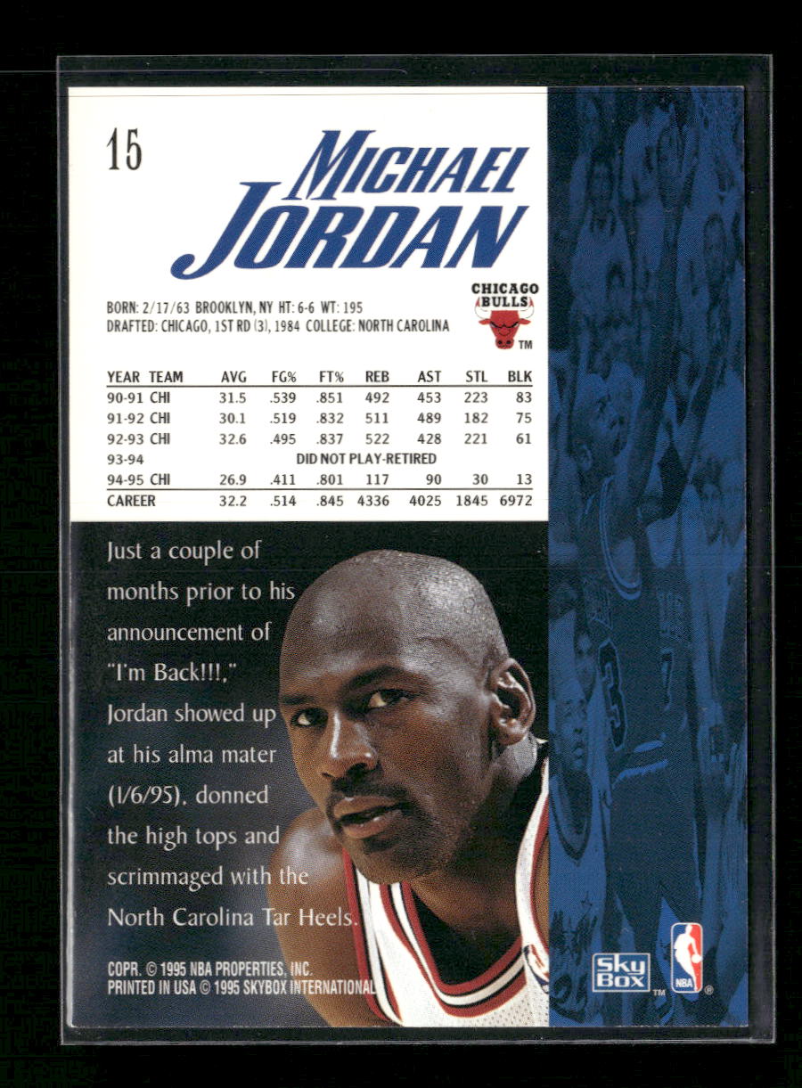 1995-96 SkyBox Premium Michael Jordan #15