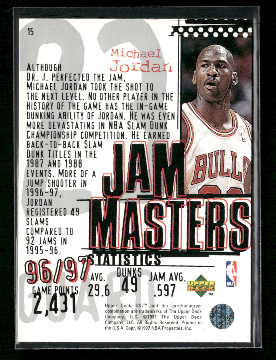 1997-98 Upper Deck UD3 Michael Jordan #15