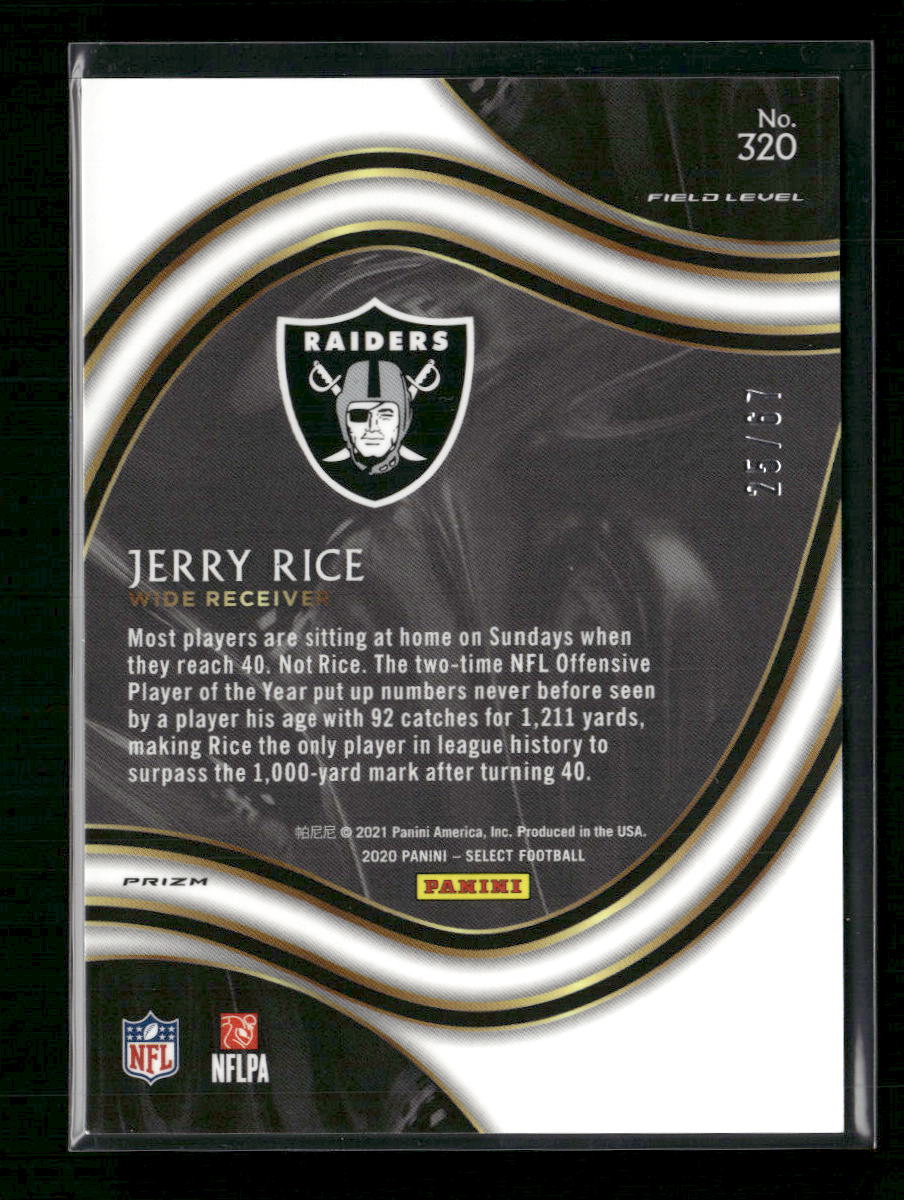 2020 Panini Select Dragon Scale Prizm Jerry Rice #/67 #320