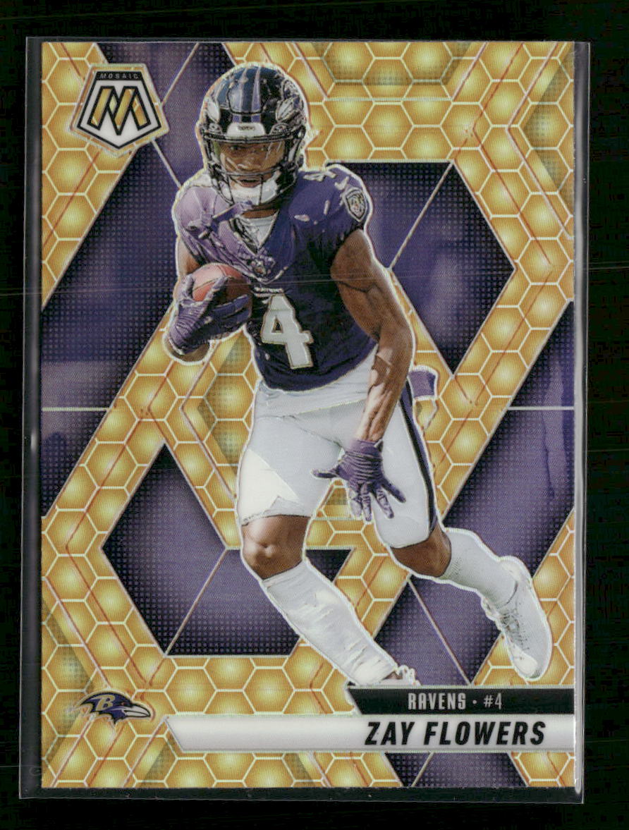 2025 Panini Mosaic Honeycomb Zay Flowers #126