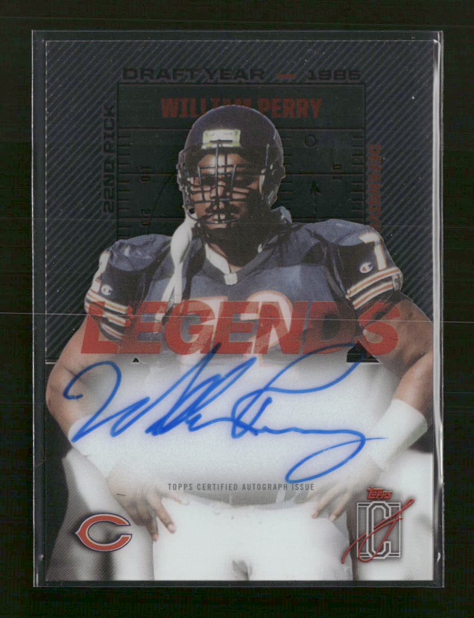 2025 Topps Signature Class Crystal Clear Autographs William Perry Auto #LTCA-WP