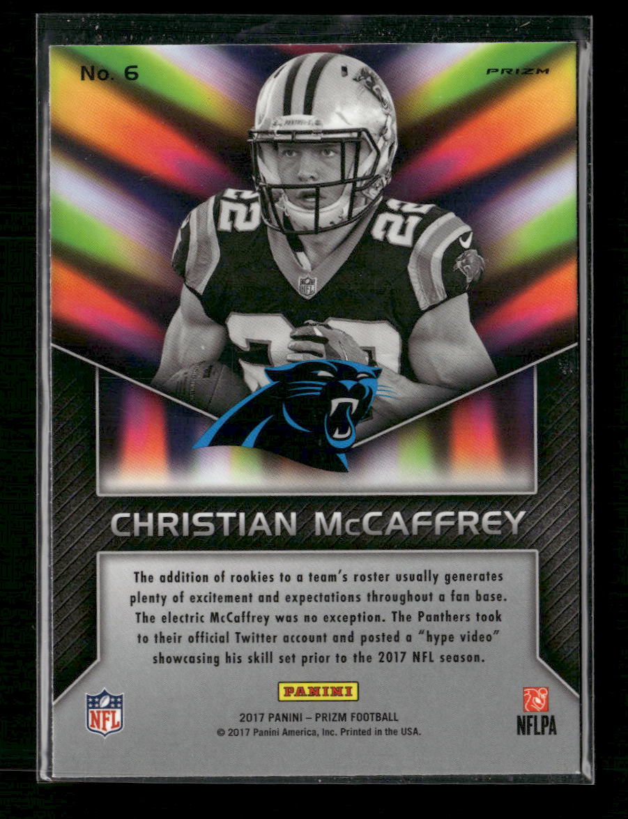 2017 Panini Prizm Instant Impact Prizm Christian McCaffrey #6