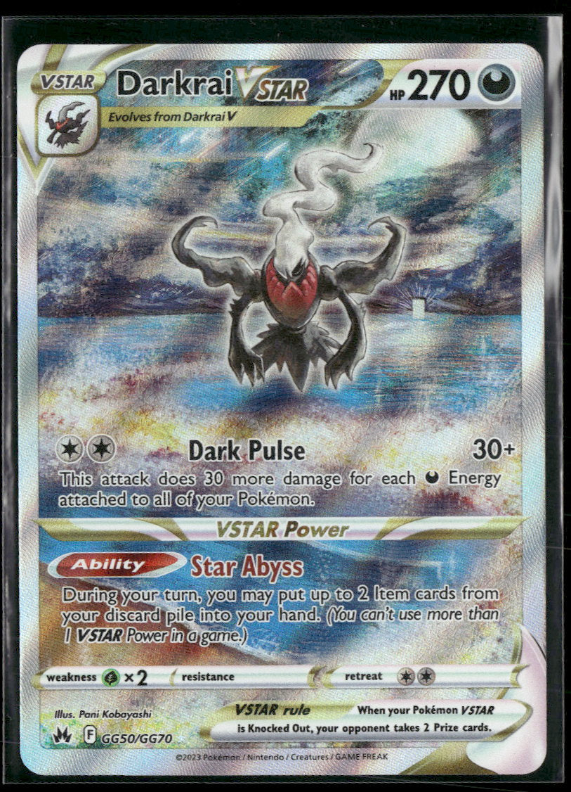 SWSH: Crown Zenith: Galarian Gallery Darkrai VSTAR #GG50/GG70