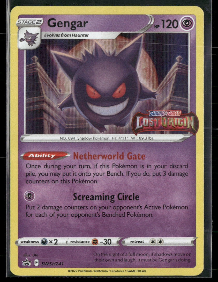 SWSH: Sword & Shield Promo Cards Gengar #SWSH241