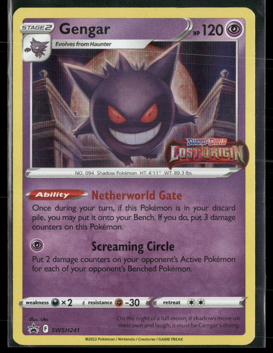 SWSH: Sword & Shield Promo Cards Gengar #SWSH241