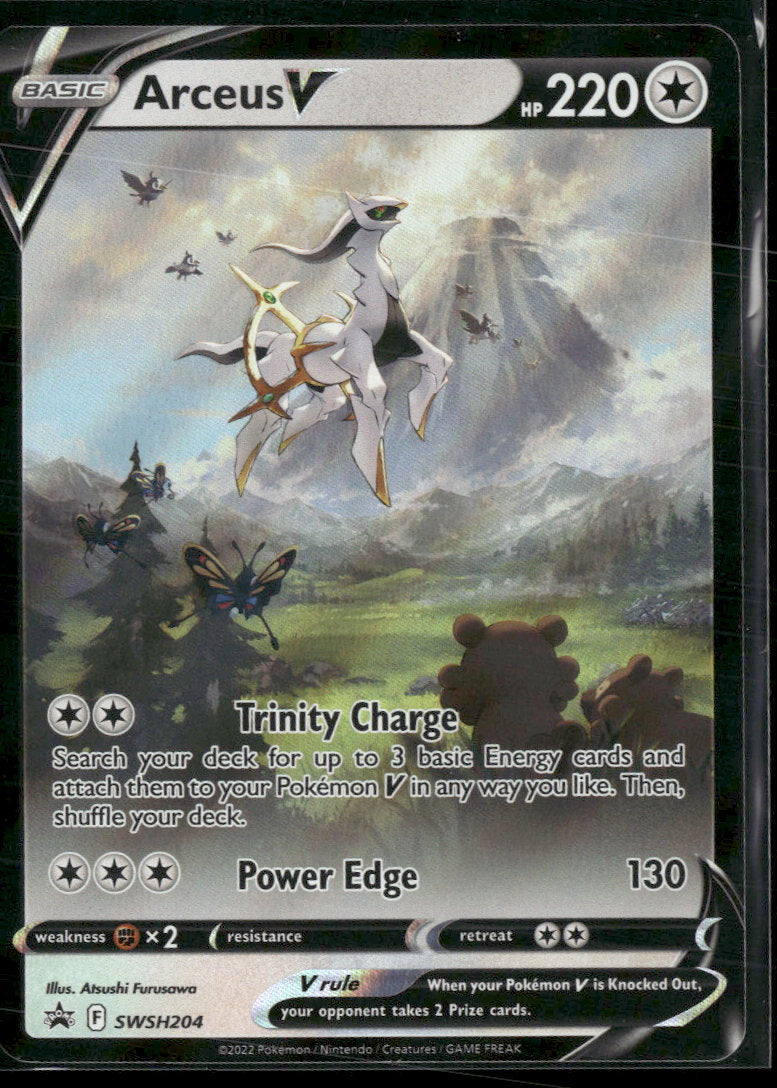 SWSH: Sword & Shield Promo Cards Arceus V #SWSH204