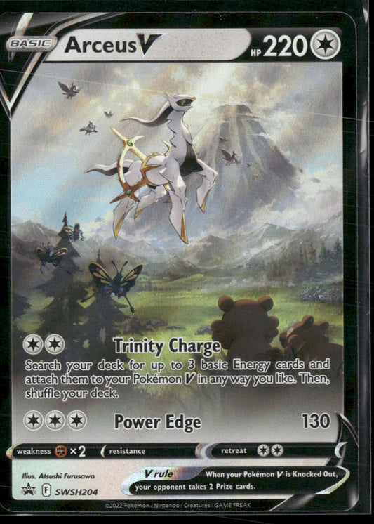 SWSH: Sword & Shield Promo Cards Arceus V #SWSH204