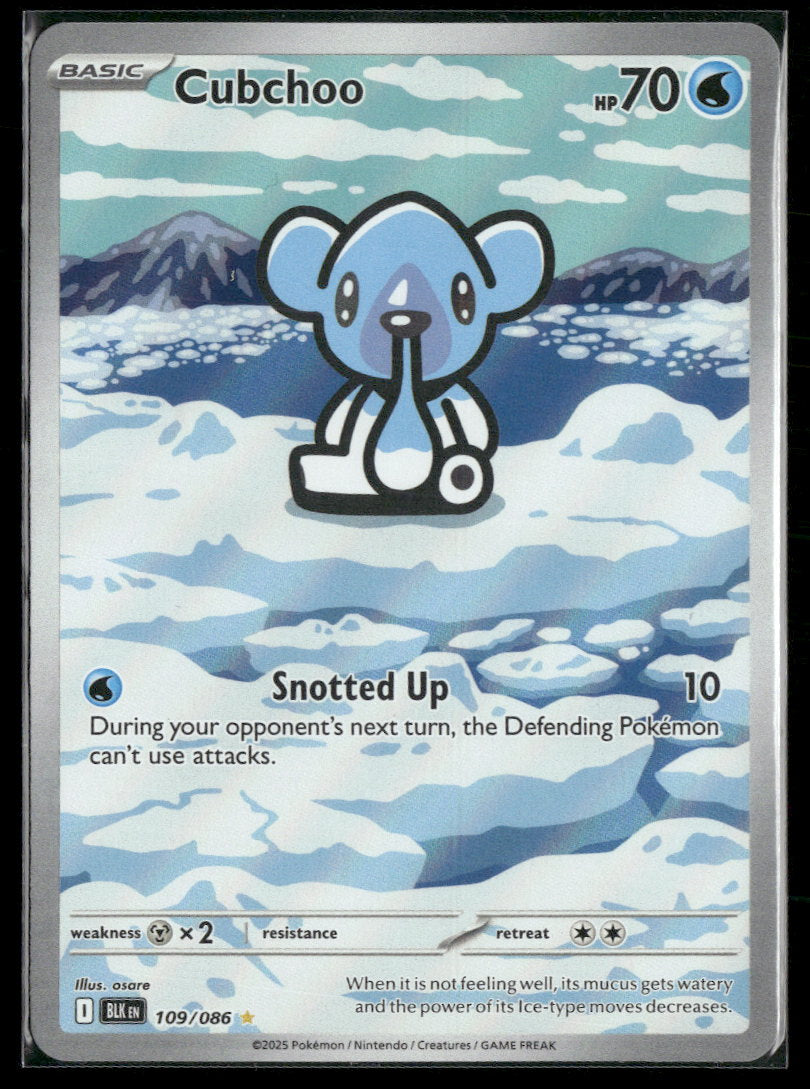 SV: Black Bolt Cubchoo #109/086