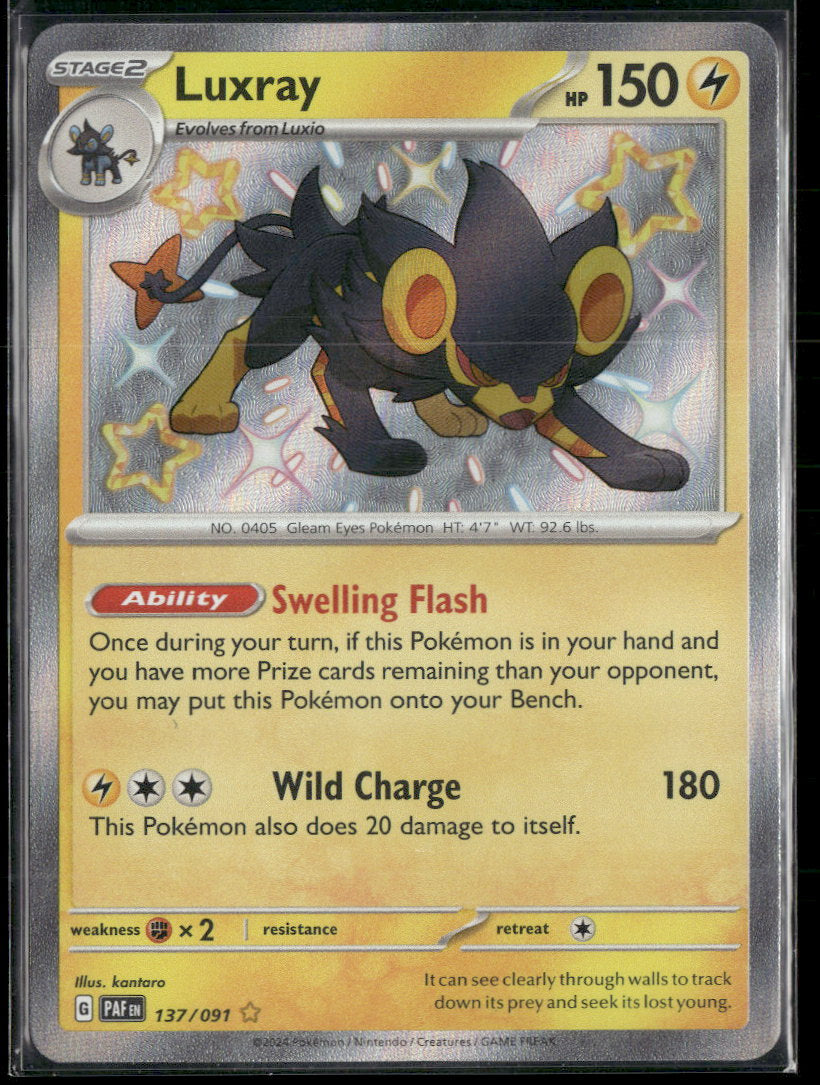 SV: Paldean Fates Luxray #137/091