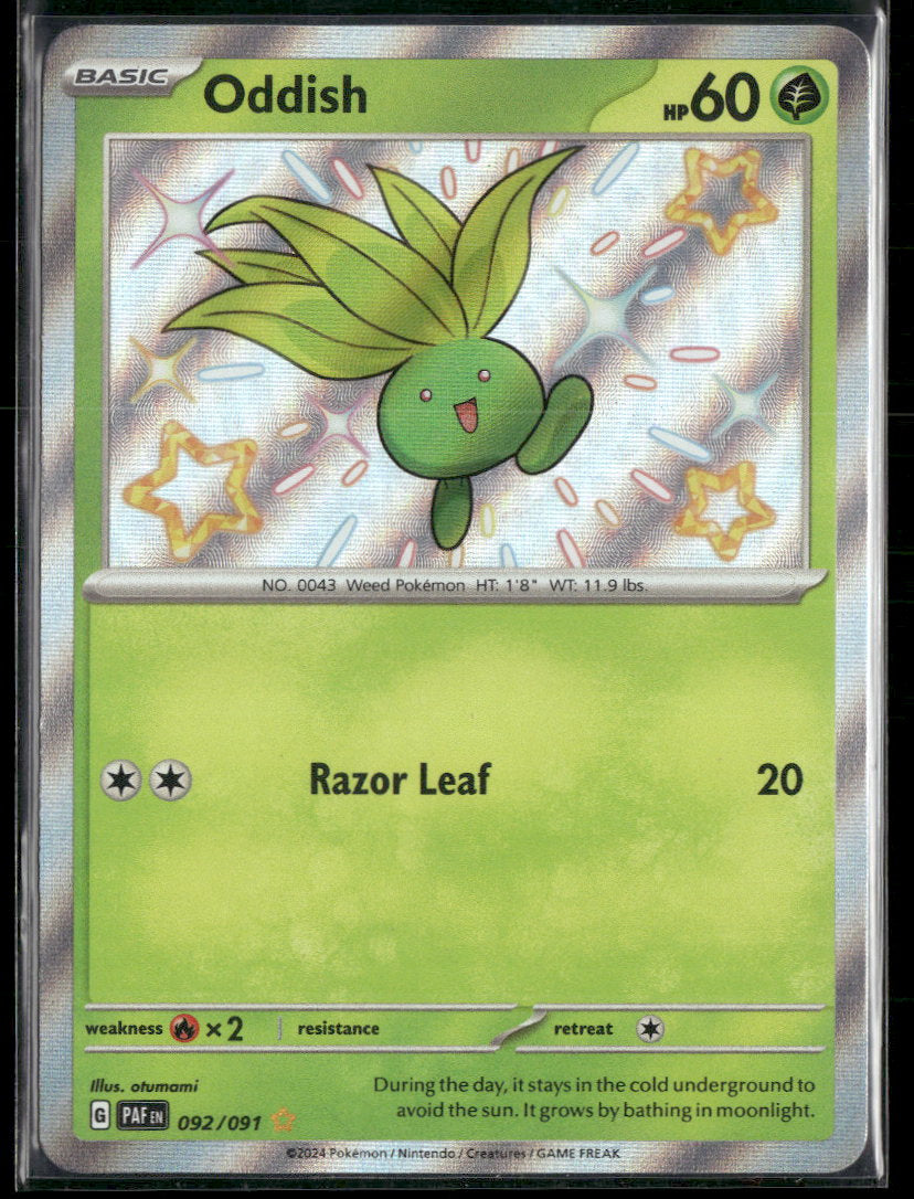 SV: Paldean Fates Oddish #092/091