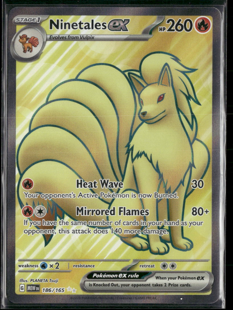 SV: Scarlet & Violet 151 Ninetales ex #186/165