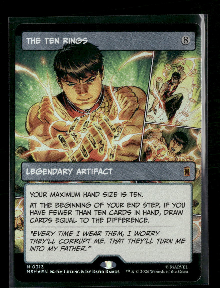 Marvel Super Heroes The Ten Rings (Borderless) Foil #313