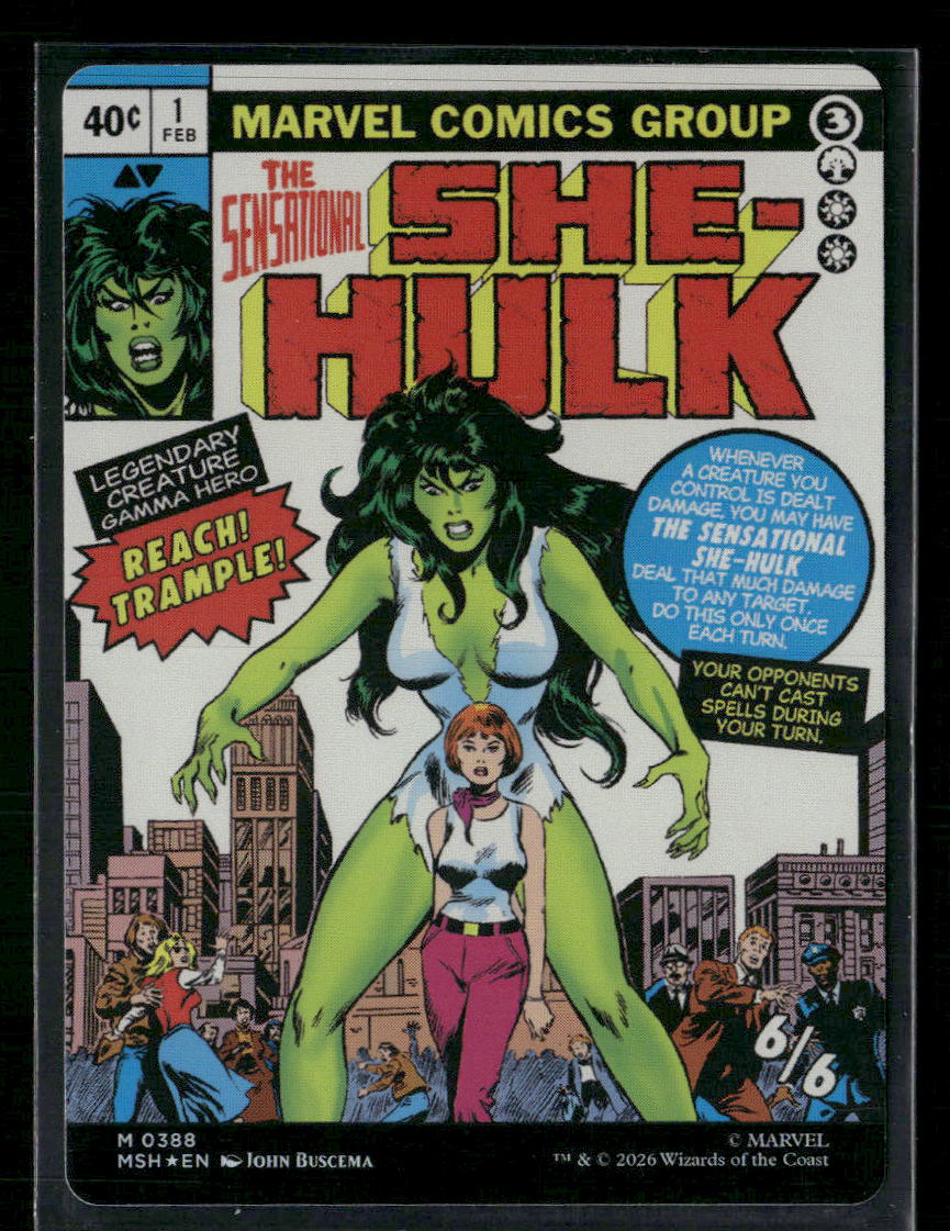 Marvel Super Heroes Jennifer Walters (Borderless) (0388) Foil #388