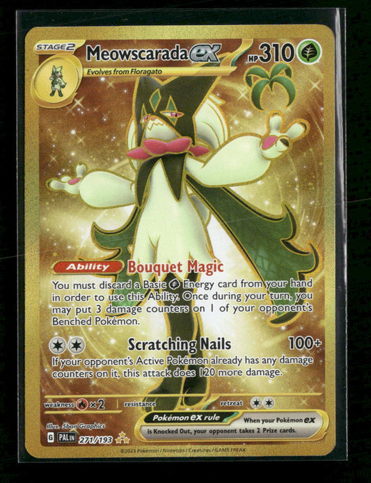 SV02: Paldea Evolved Meowscarada ex #271/193