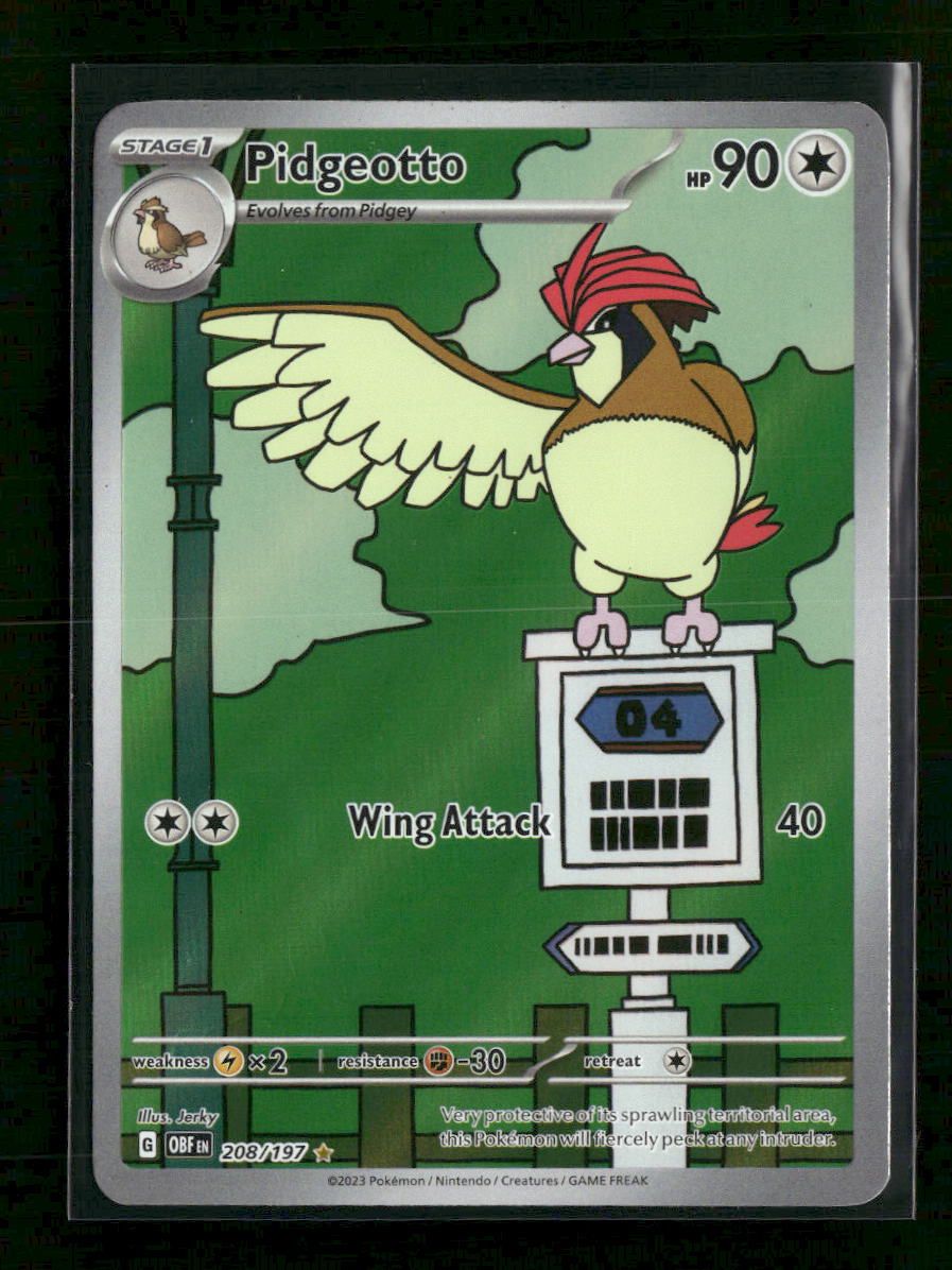 SV03: Obsidian Flames Pidgeotto #208/197