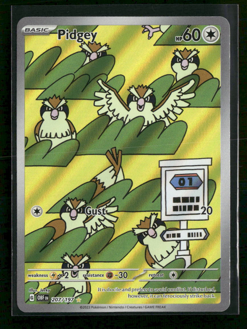 SV03: Obsidian Flames Pidgey #207/197