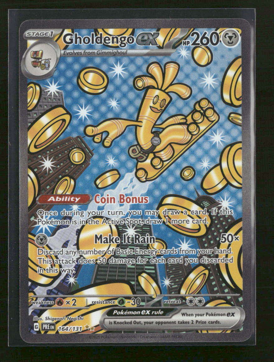 SV: Prismatic Evolutions Gholdengo ex #164/131