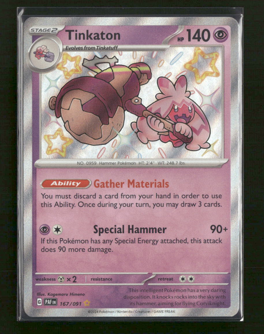 SV: Paldean Fates Tinkaton #167/091