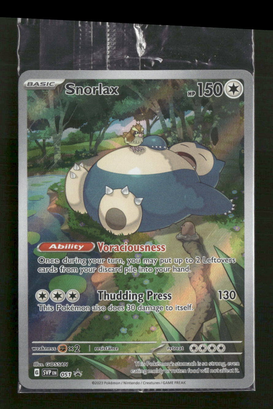 SV: Scarlet & Violet Promo Cards Snorlax #051 (Sealed)