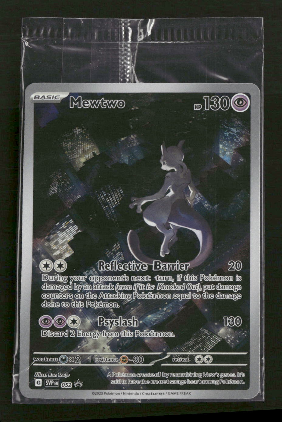 SV: Scarlet & Violet Promo Cards Mewtwo #052 (Sealed)