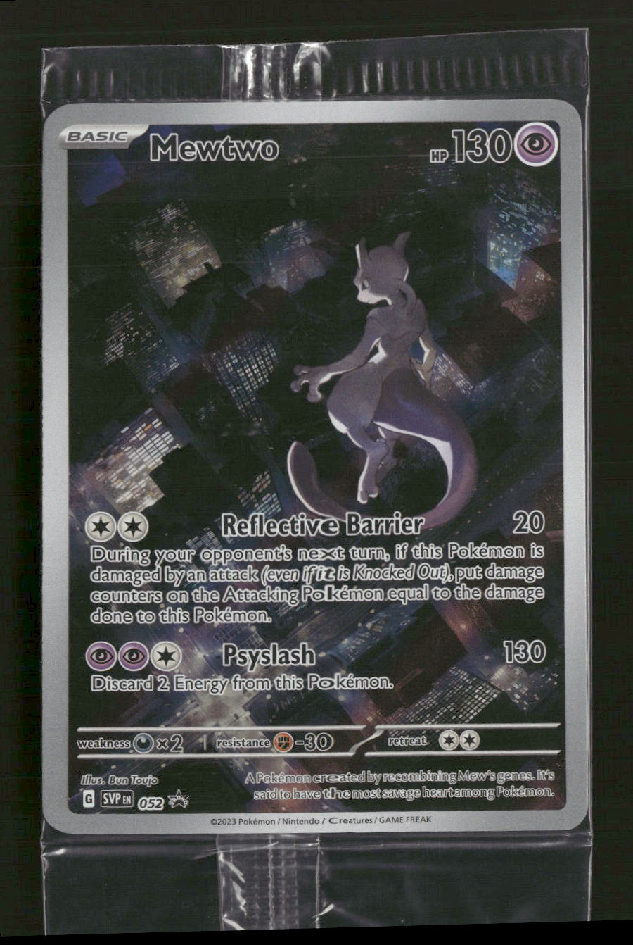 SV: Scarlet & Violet Promo Cards Mewtwo #052 (Sealed)