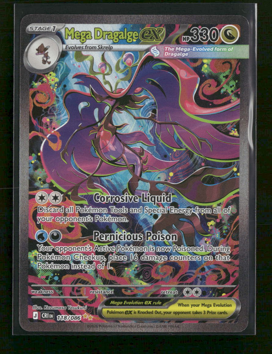 ME04: Chaos Rising Mega Dragalge ex #118/086