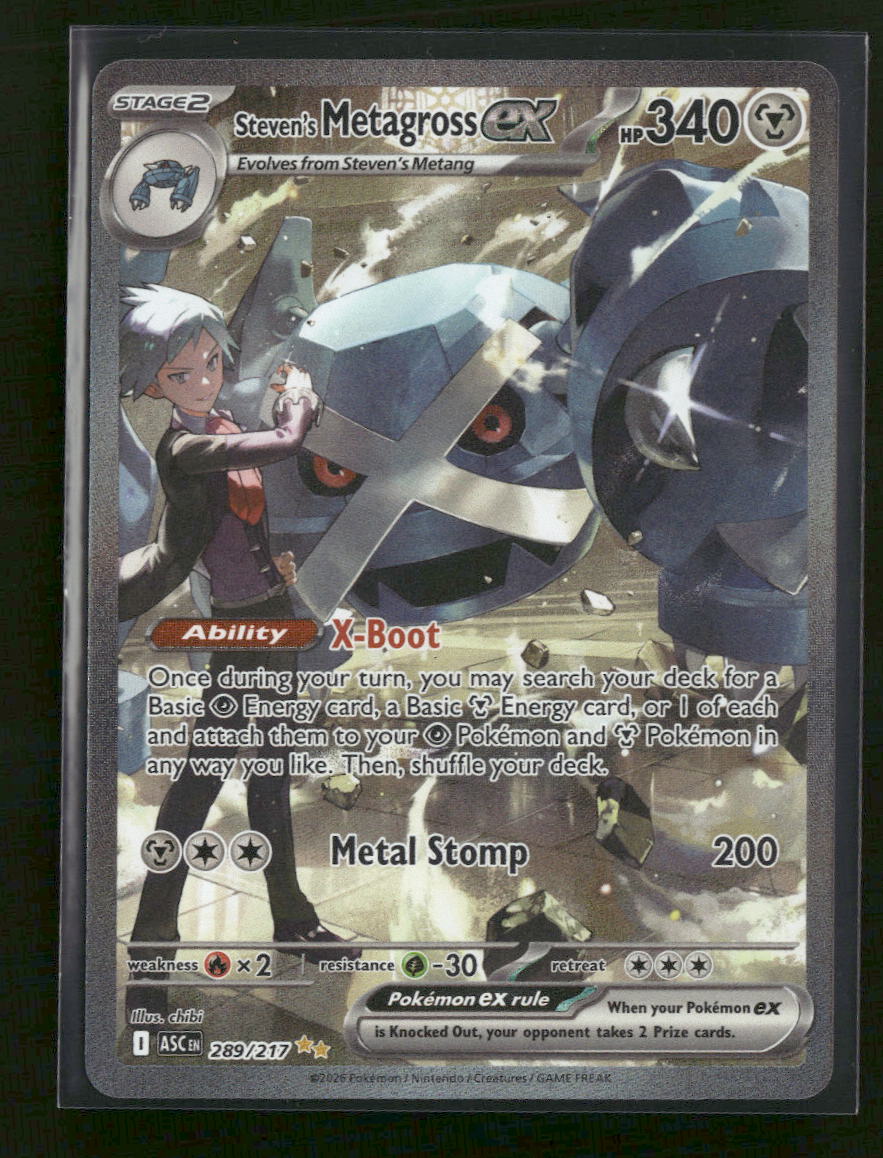 ME: Ascended Heroes Steven's Metagross ex #289/217