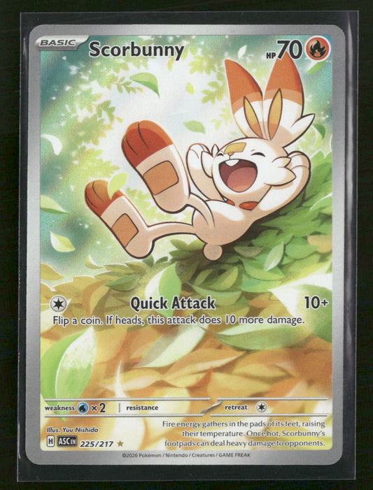 ME: Ascended Heroes Scorbunny #225/217