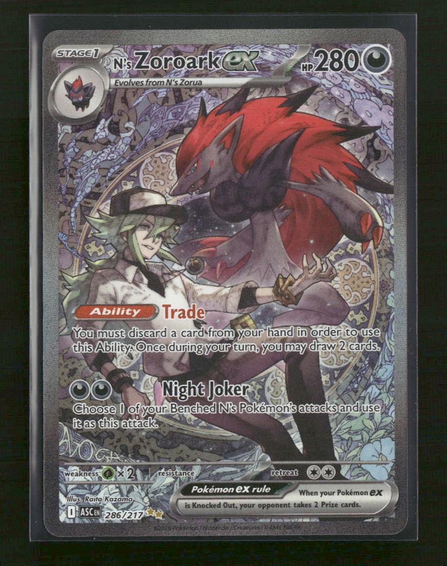 ME: Ascended Heroes N's Zoroark ex #286/217