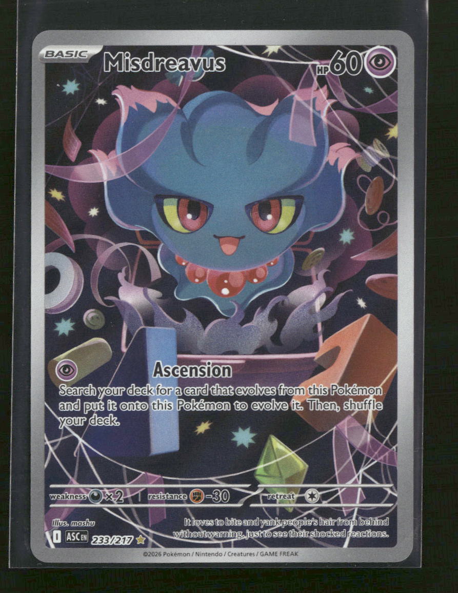 ME: Ascended Heroes Misdreavus #233/217