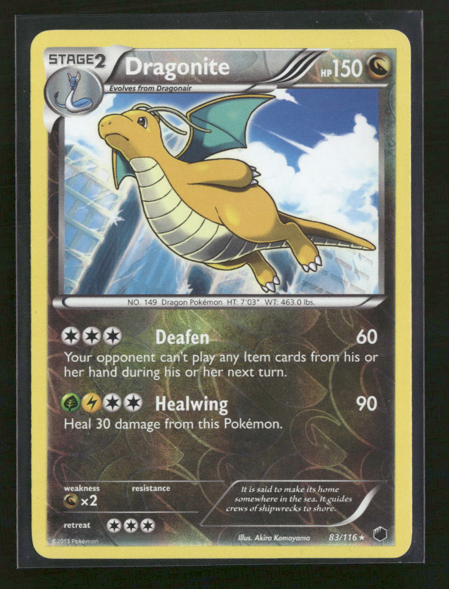 Plasma Freeze Dragonite Reverse Holo #83/116