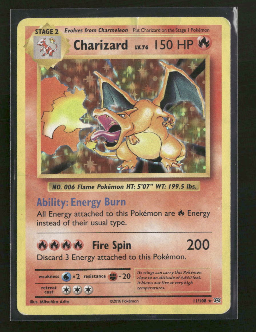 XY - Evolutions Charizard #11/108 *Damaged*