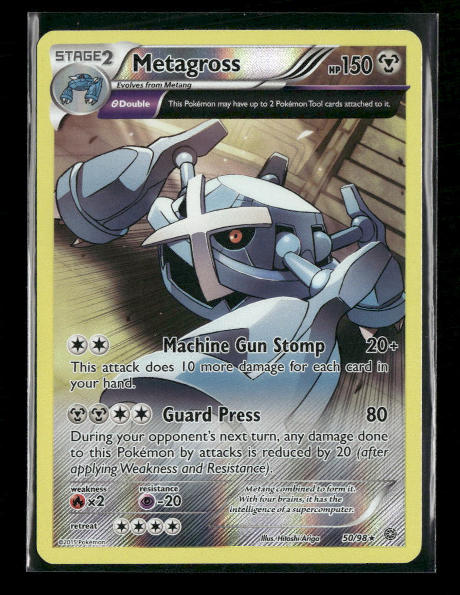 XY - Ancient Origins Metagross (50) Reverse Holo #50/98