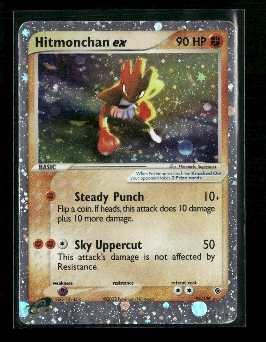 Ruby and Sapphire Hitmonchan ex #98/109 *Damaged*