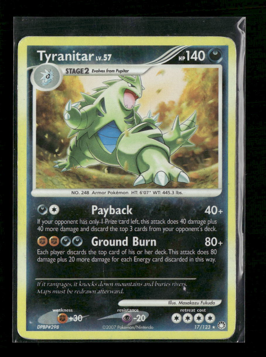 Mysterious Treasures Tyranitar Reverse Holo #17/123