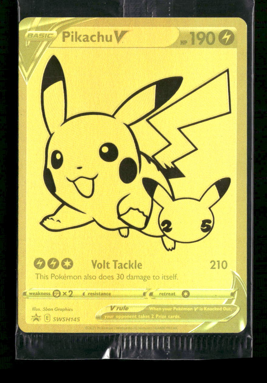 SWSH: Sword & Shield Promo Cards Pikachu V #SWSH145 (Sealed)