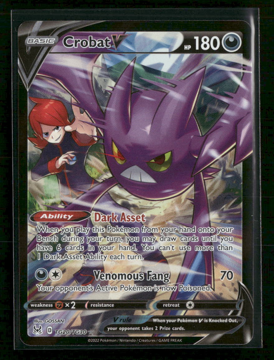 SWSH11: Lost Origin Trainer Gallery Crobat V #TG20/TG30