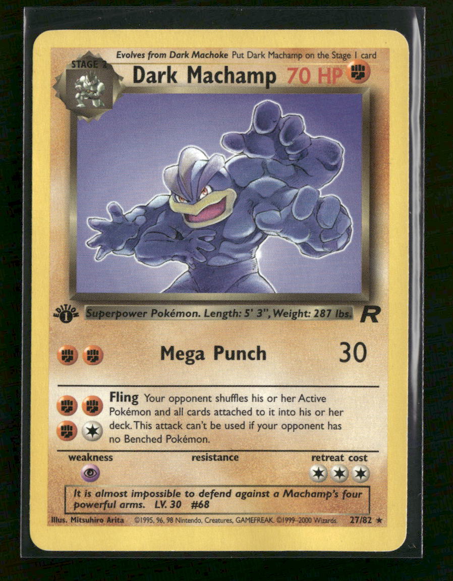 Team Rocket Dark Machamp (27) #27/82