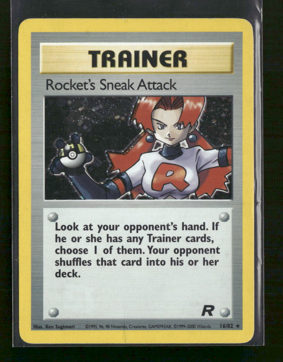 Team Rocket Rocket's Sneak Attack (16) #16/82