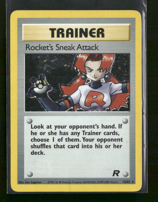 Team Rocket Rocket's Sneak Attack (16) #16/82