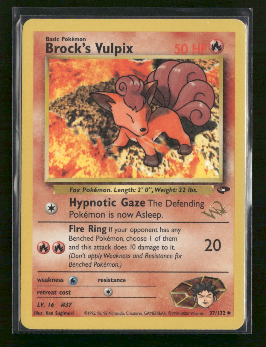 WoTC Promo Brock's Vulpix [W Stamped] #037/132