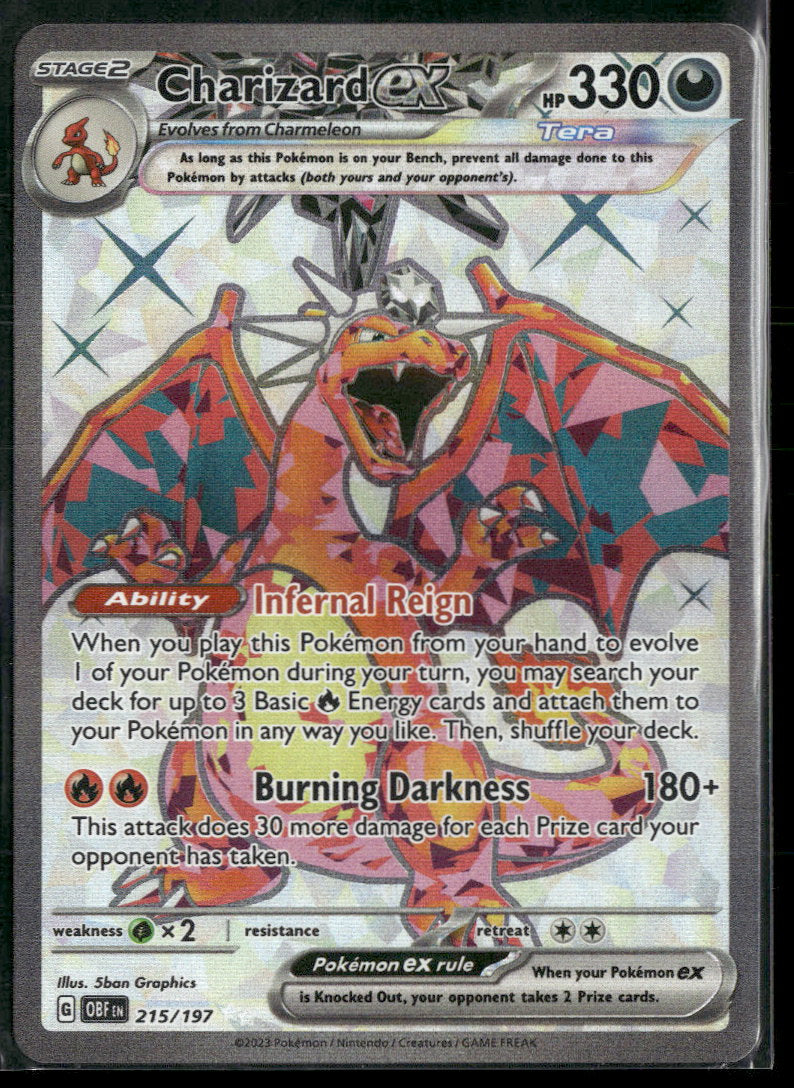 SV03: Obsidian Flames Charizard ex #215/197