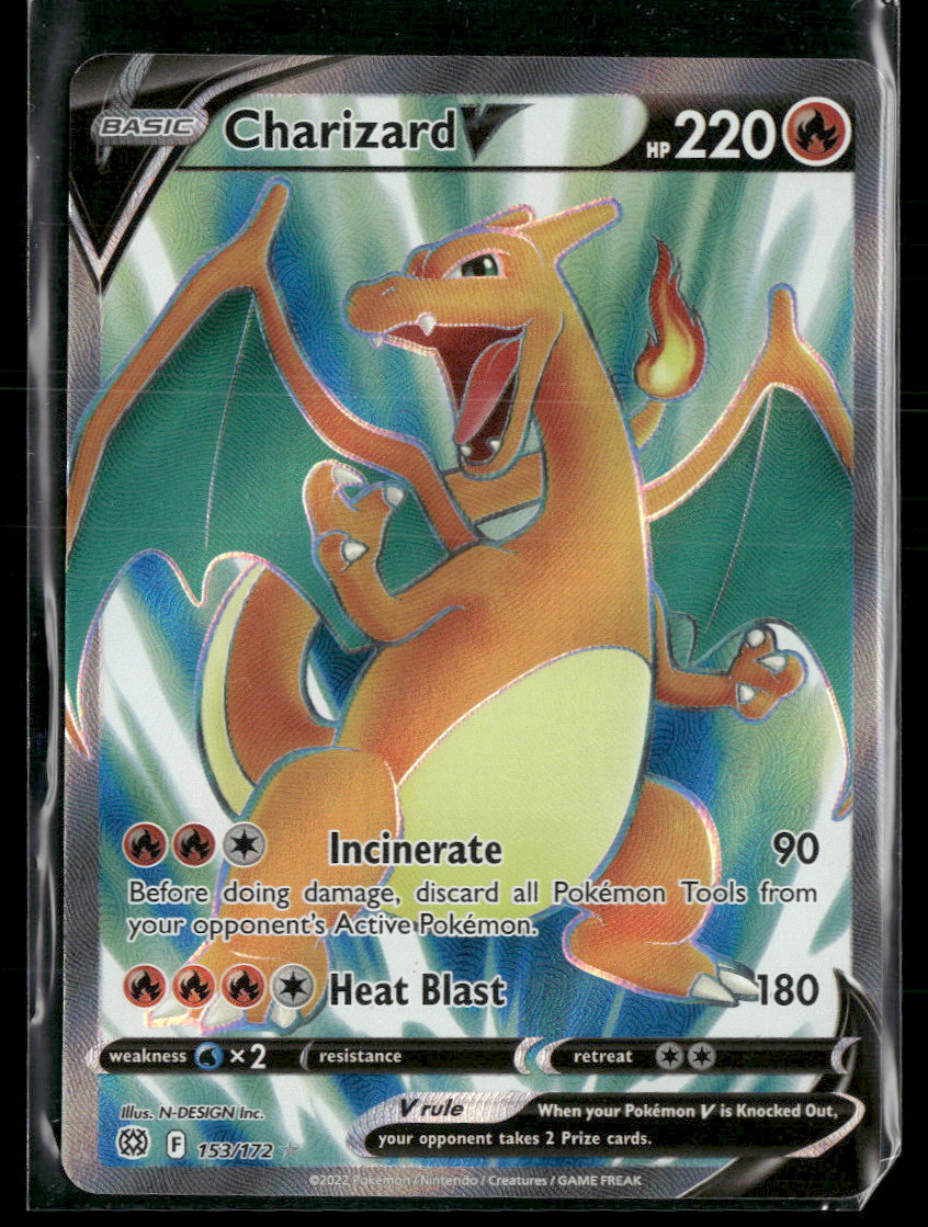 SWSH09: Brilliant Stars Charizard V (Full Art) #153/172