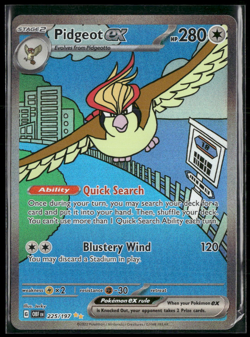 SV03: Obsidian Flames Pidgeot ex #225/197