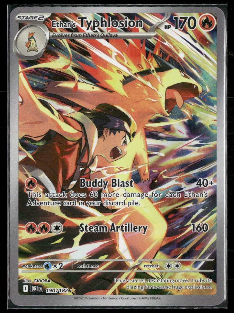 SV10: Destined Rivals Ethan's Typhlosion #190/182