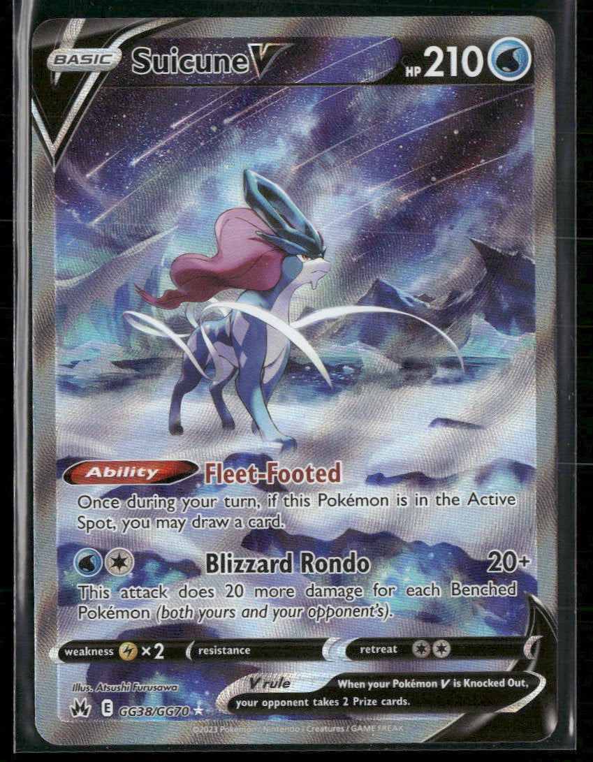 SWSH: Crown Zenith: Galarian Gallery Suicune V #GG38/GG70